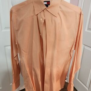 Tommy Hilfiger Peach Dress Shirt